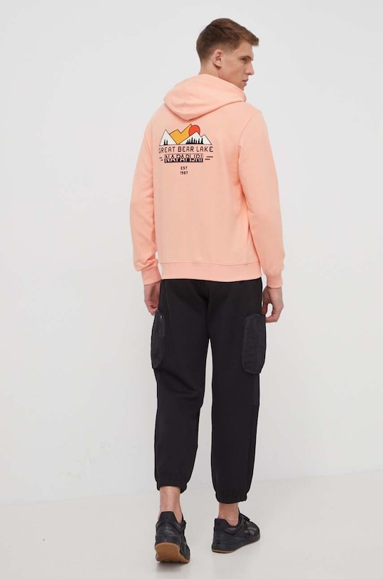 Βαμβακερή μπλούζα Napapijri B-Boyd B-Boyd NP0A4HP2P1I1 πορτοκαλί SS24