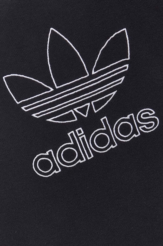adidas Originals hanorac de bumbac IU2350 negru