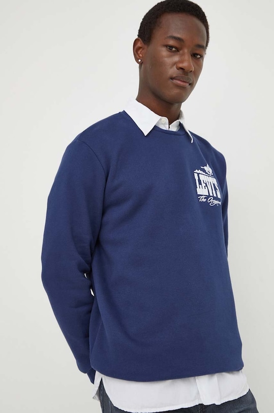 Levi's bluza print bleumarin 38423