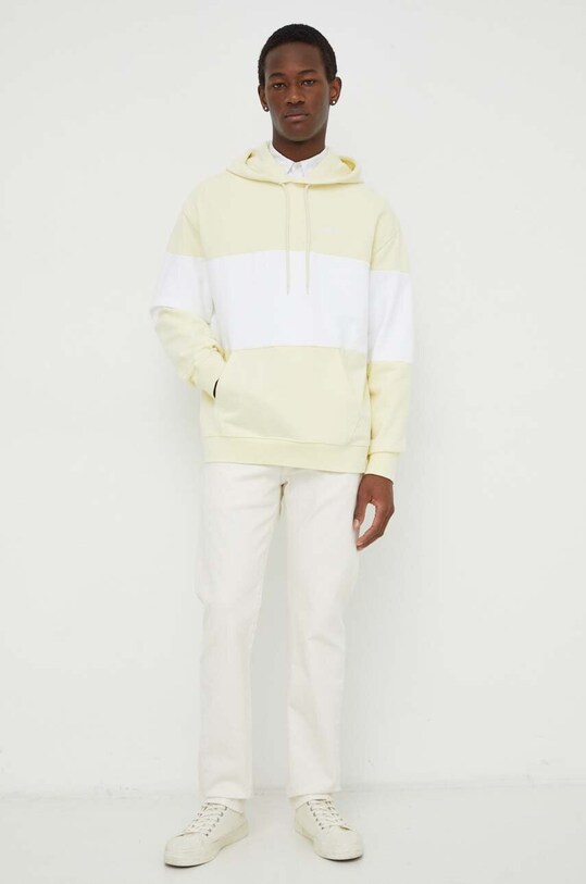 Levi's hanorac de bumbac A7586 galben SS24