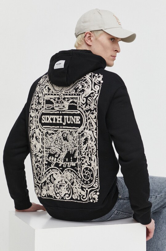 Sixth June bluza bawełniana nadruk czarny 23982