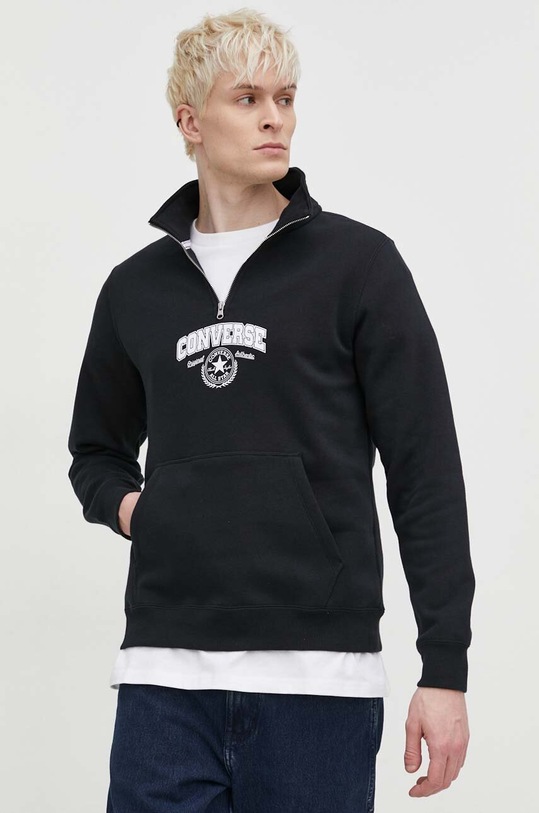 Dukserica Converse bez kapuljače crna 10026566.A01
