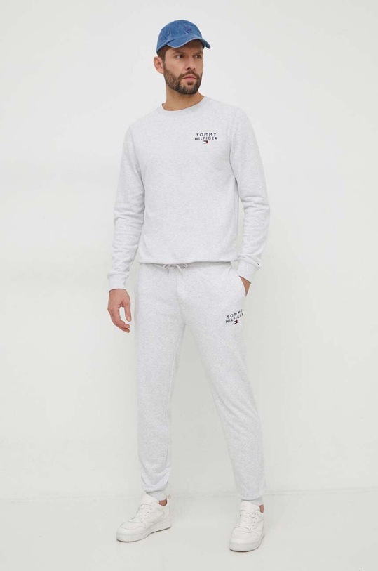 Mikina Tommy Hilfiger UM0UM02878 sivá SS24