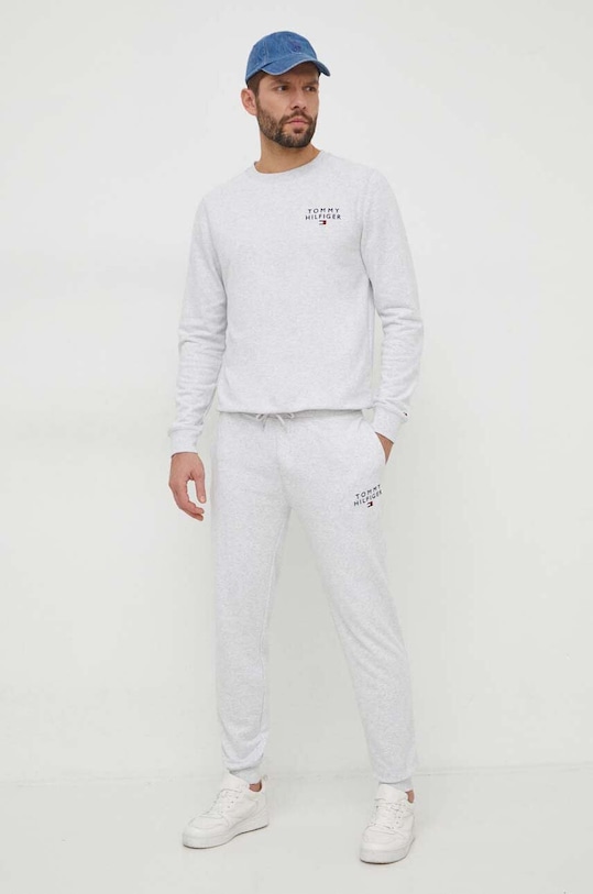 Mikina Tommy Hilfiger UM0UM02878 sivá SS24
