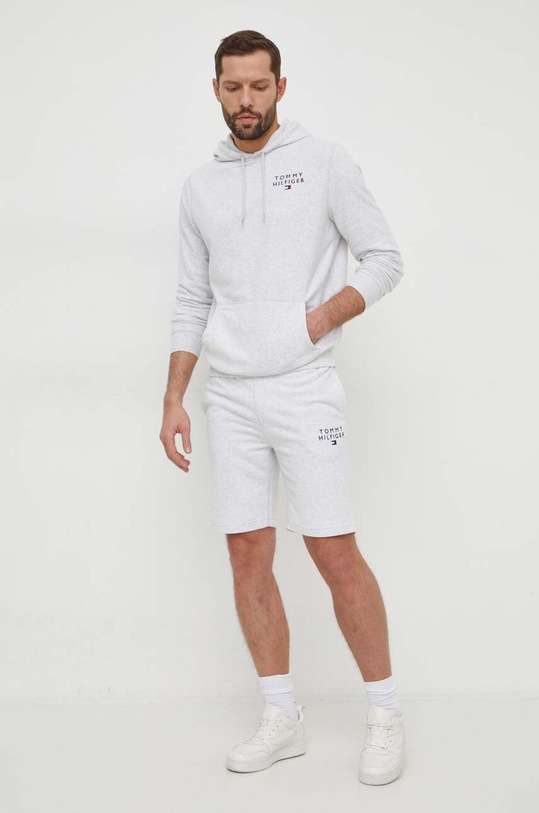 Mikina Tommy Hilfiger UM0UM03175 šedá SS24