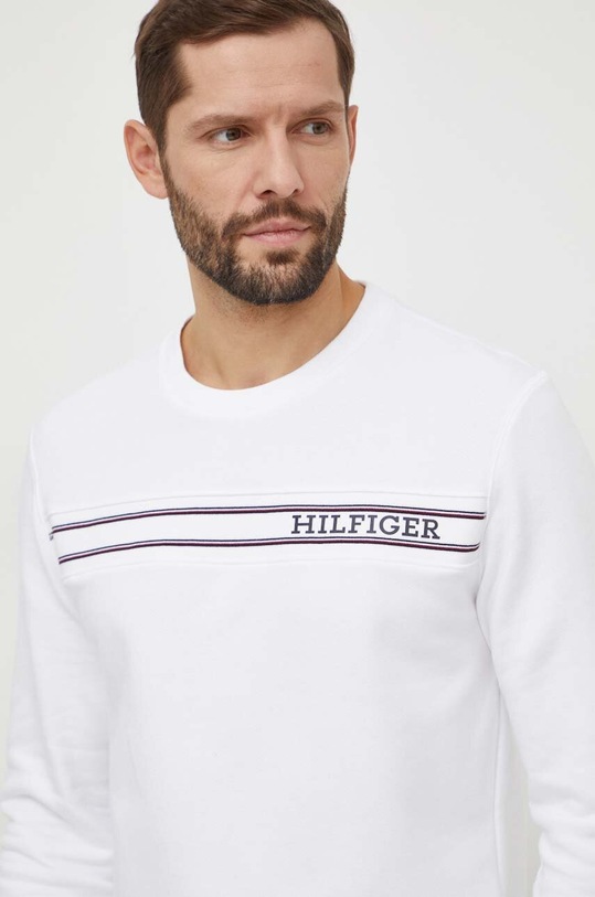 Mikina Tommy Hilfiger UM0UM03197 bílá