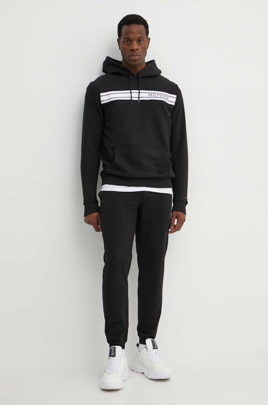 Mikina Tommy Hilfiger UM0UM03253 černá SS24