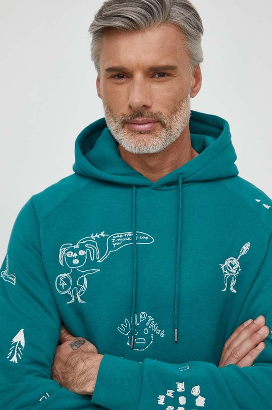 Desigual bluza verde 24SMSK13