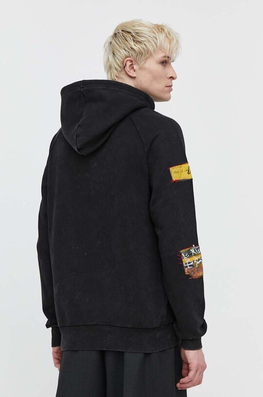 Îmbrăcăminte Desigual hanorac de bumbac MICKEY BAD MOOD 24SMSK15 negru