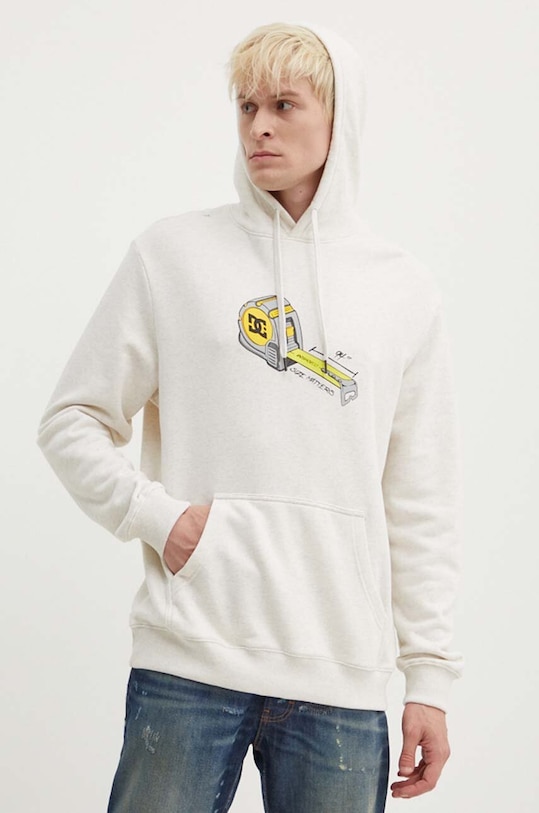 DC bluza Size Matters z kapturem beżowy ADYSF03122