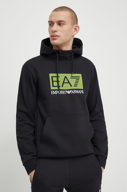 EA7 Emporio Armani felső aplikációval fekete PJARZ.3DPM67.1200
