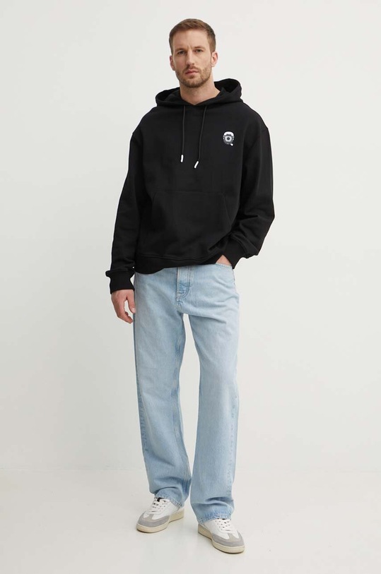Karl Lagerfeld hanorac de bumbac Dour Darcel X Karl 542930.705099 negru SS24