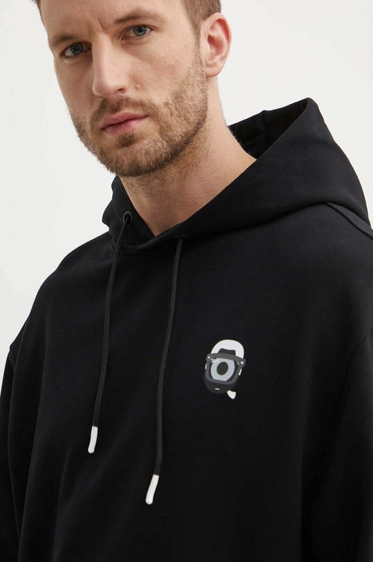 Karl Lagerfeld hanorac de bumbac Dour Darcel X Karl negru 542930.705099