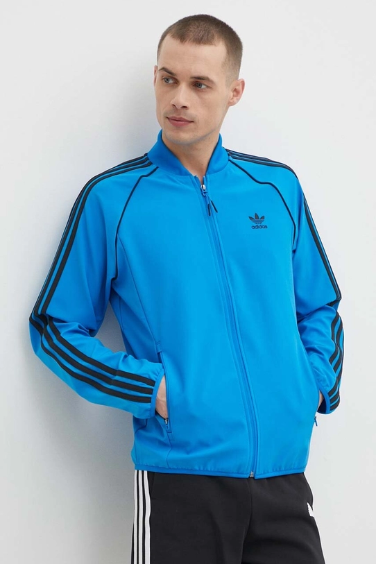 adidas Originals bluza imprimeu albastru IM9884