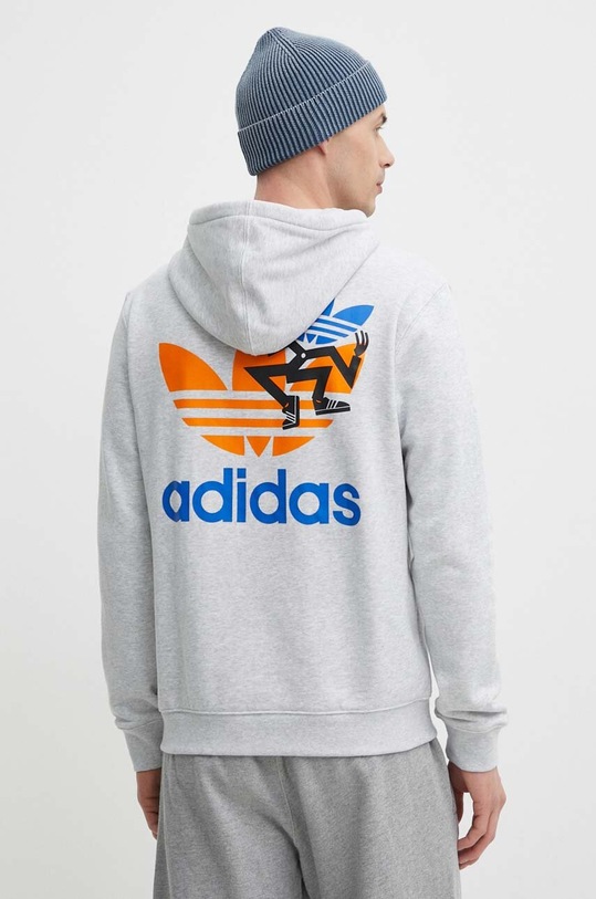 Одежда Хлопковая кофта adidas Originals IS2913 серый