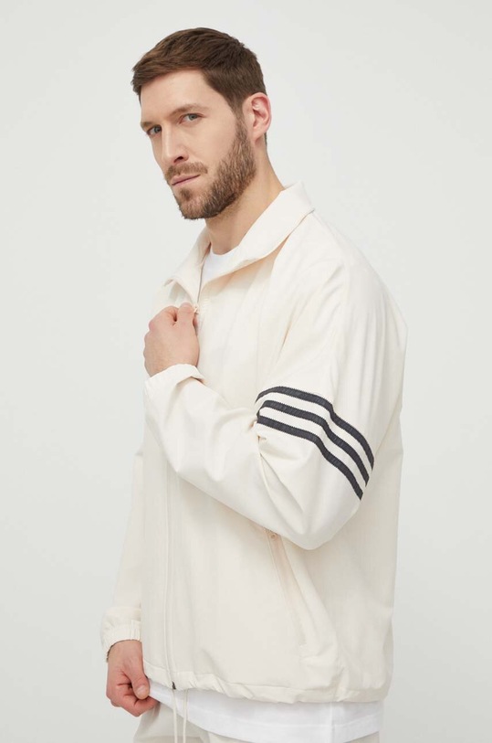 adidas Originals bluza z elastanem beżowy IV5355