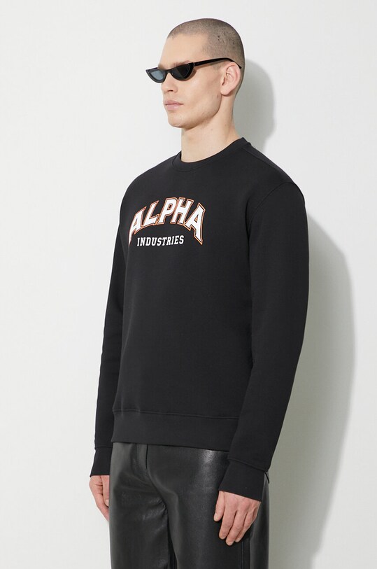 Dukserica Alpha Industries College Sweater crna 146301