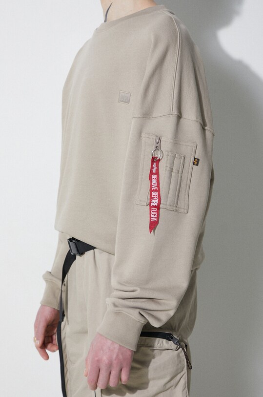 Alpha Industries sweatshirt Essentials RL 146303 beige