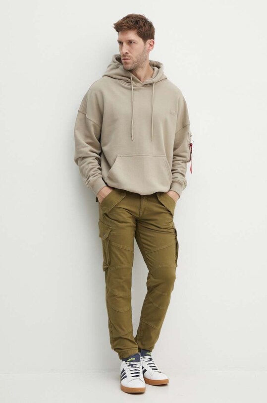 Alpha Industries bluza Essentials RL 146335 beżowy AW24
