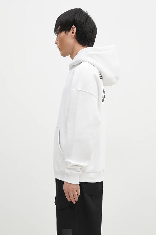 Alpha Industries felpa Logo BP Hoody 146336 bianco AW24
