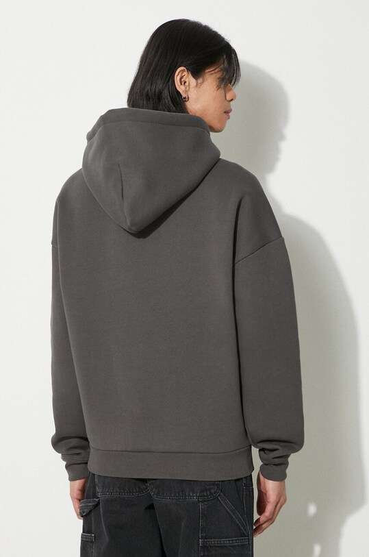 Clothing Alpha Industries sweatshirt Flock Logo Hoody 146340. gray