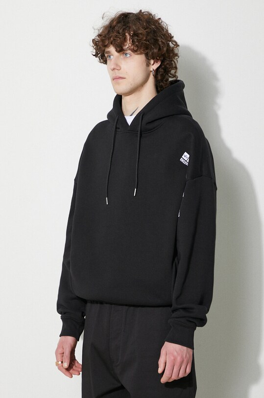 Alpha Industries bluza Flock Logo Hoody negru 146340.