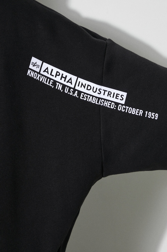 Alpha Industries sweatshirt Flock Logo Hoody 146340.