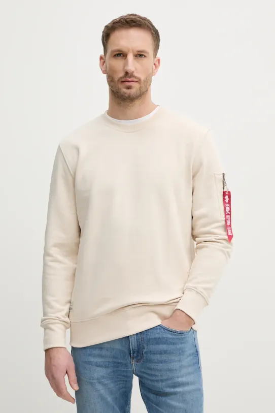 Кофта Alpha Industries USN Blood Chit остальные бежевый 136300
