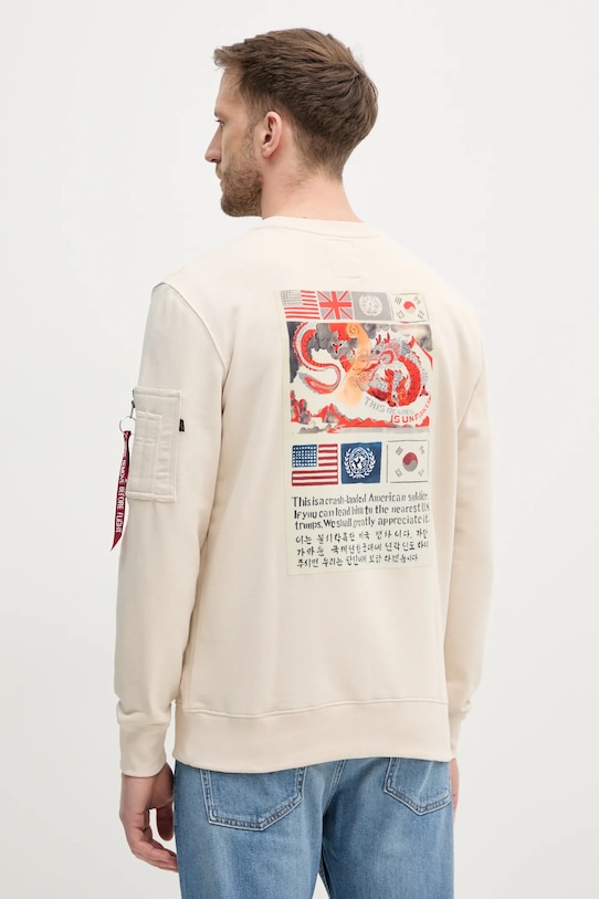 Одежда Кофта Alpha Industries USN Blood Chit 136300 бежевый