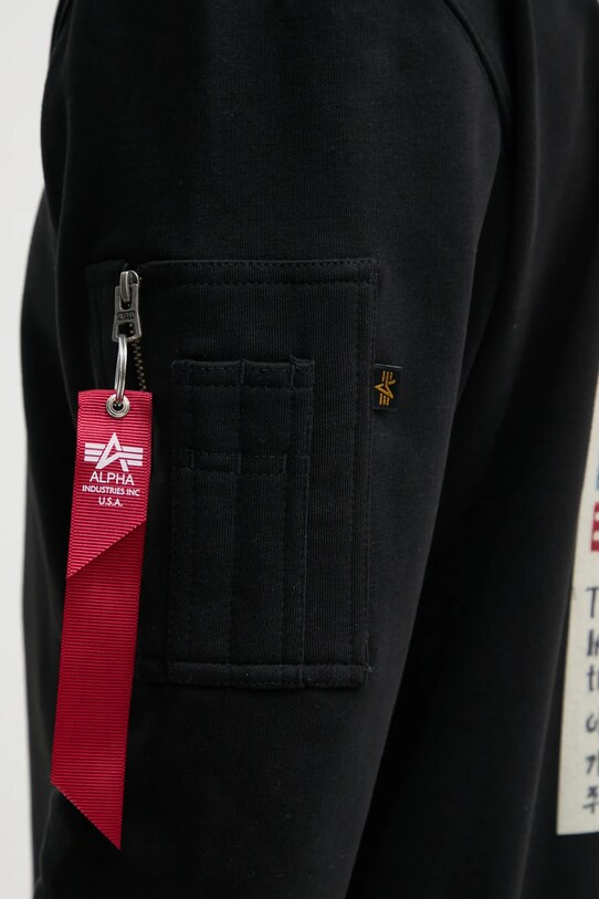 Alpha Industries bluza USN Blood Chit 136300 czarny
