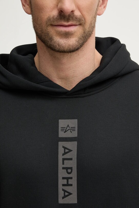 Alpha Industries felpa PP Hoody 146338 nero