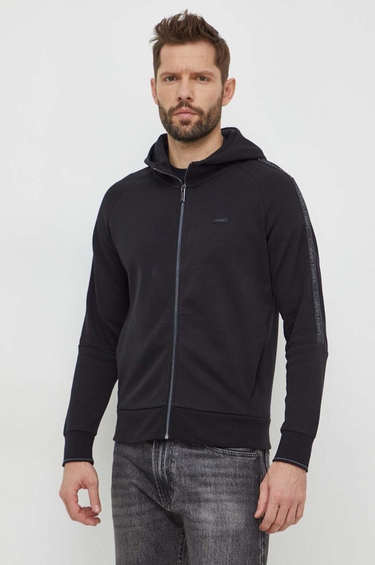 Μπλούζα Calvin Klein απλικέ μαύρο K10K112443