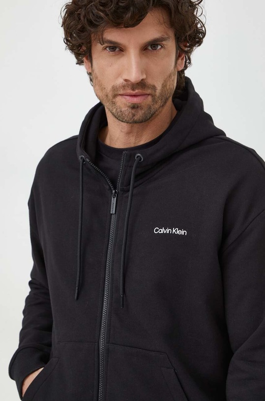 Calvin Klein bluza bawełniana bawełna czarny K10K112446