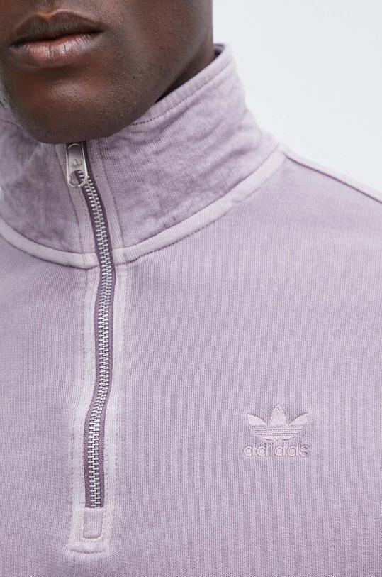 Bavlněná mikina adidas Originals IS1745 růžová