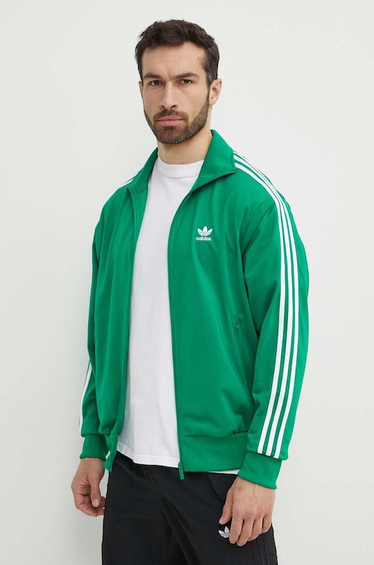 Кофта adidas Originals без капюшона зелений IU0762