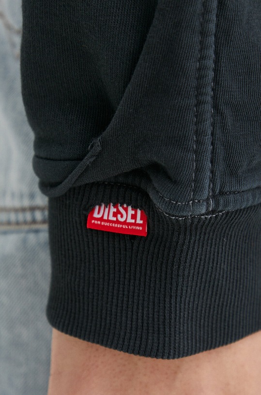 Diesel hanorac de bumbac A12149.0AJBF negru