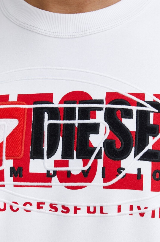 Diesel bluza bawełniana A12150.0IAJH biały