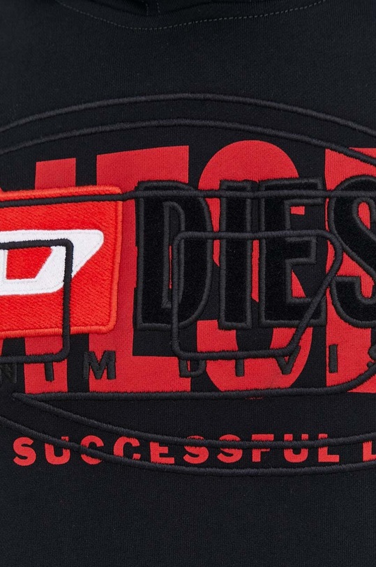 Diesel bluza bawełniana A12153.0IAJH czarny