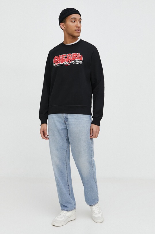 Diesel bluza A12505.0HAYT czarny SS24