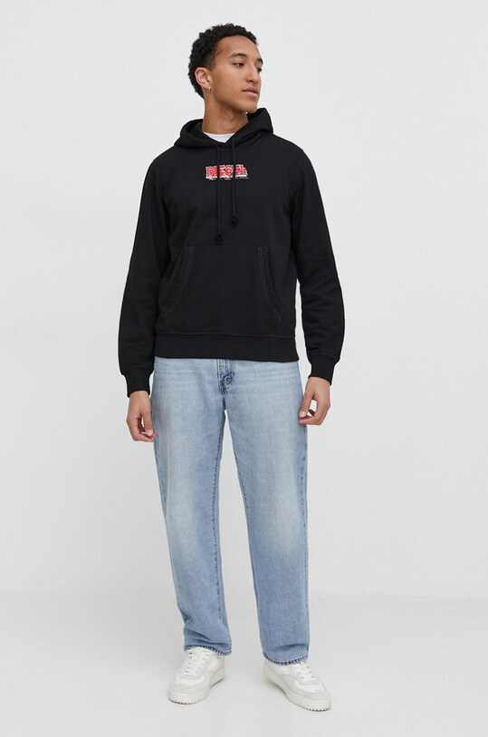 Diesel bluza A12513.0HAYT czarny SS24