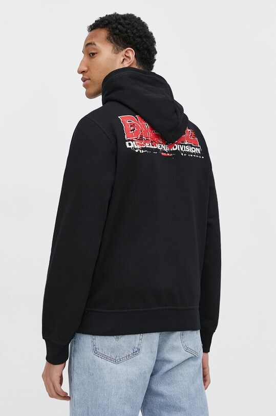 Odzież Diesel bluza A12513.0HAYT czarny