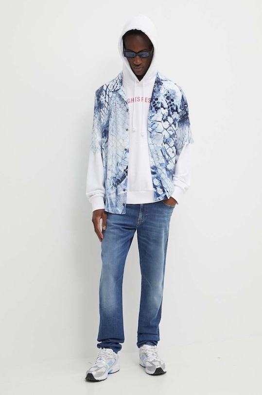 Diesel bluza S-GINN-HOOD-K39 A12515.0HAYT biały SS24