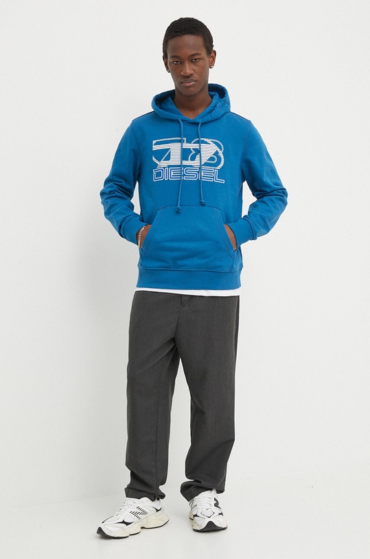 Diesel bluza A12516.0HAYT niebieski SS24