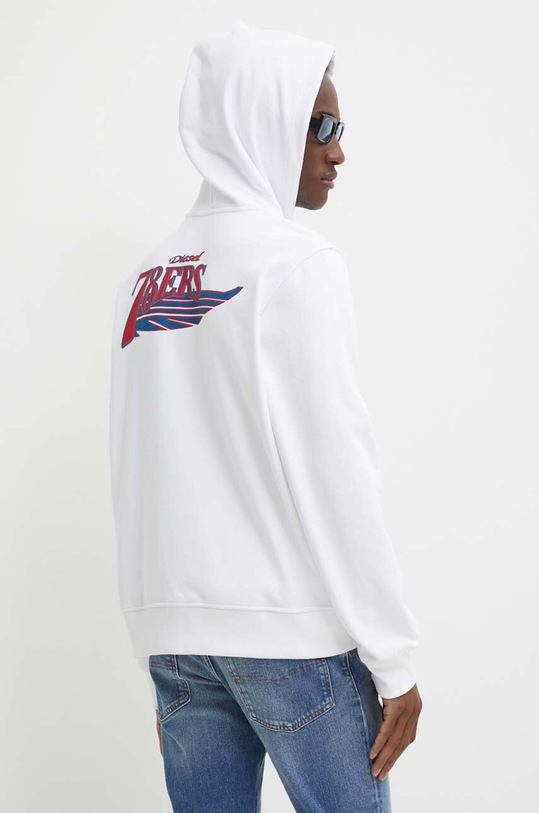 Oblečenie Mikina Diesel S-GINN-HOOD-ZIP-K12 A12520.0HAYT biela