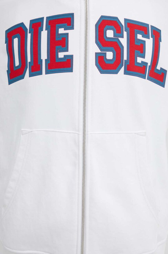Кофта Diesel S-GINN-HOOD-ZIP-K12 A12520.0HAYT білий
