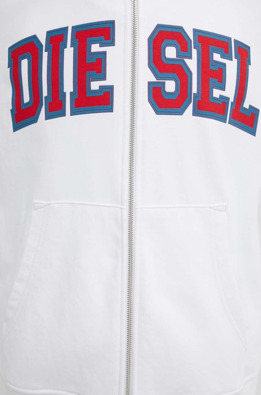 Mikina Diesel S-GINN-HOOD-ZIP-K12 A12520.0HAYT biela