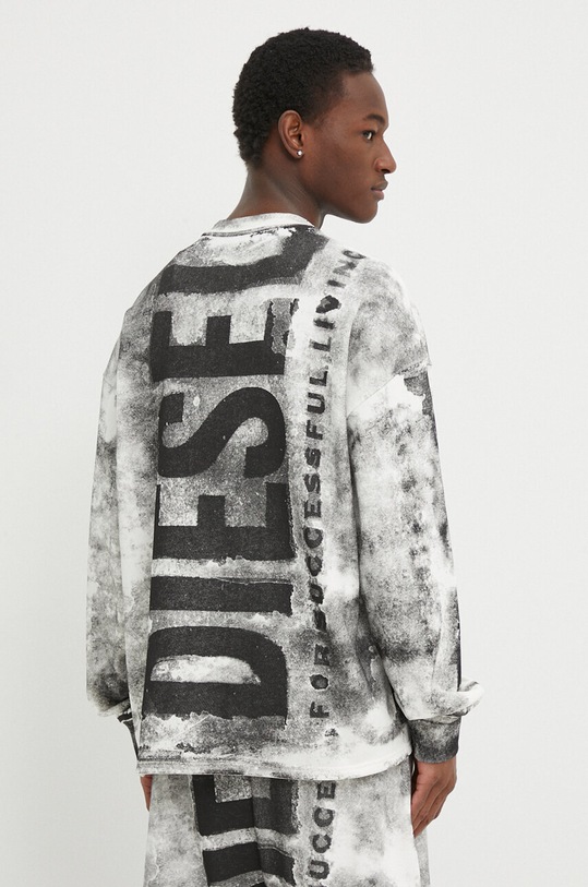 Odzież Diesel bluza bawełniana S-BUNT-BISC A13329.0NFAV czarny