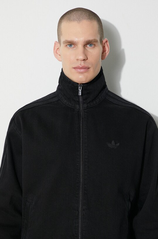adidas Originals denim jacket Fashion Premium Denim Firebird IT7461 black