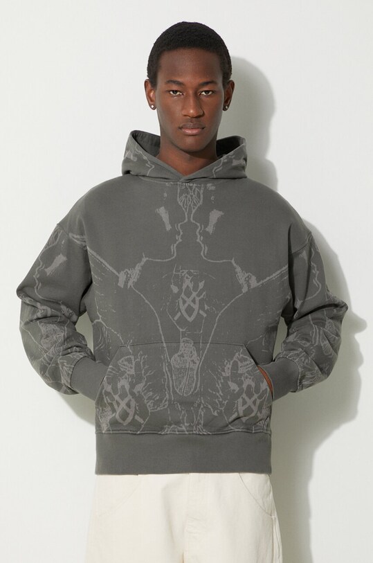 Памучен суичър Daily Paper Secret Rhythm Oversized Hoodie