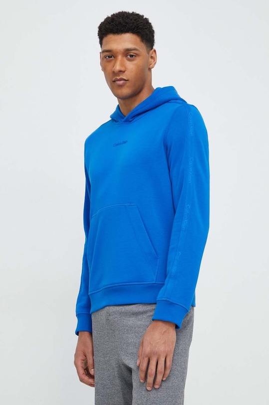 Calvin Klein Performance bluza treningowa z kapturem niebieski 00GMS4W336